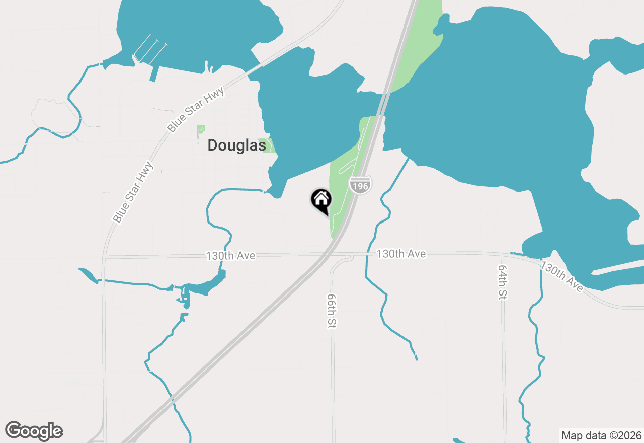Map of 349 Parkside Lane, Douglas, MI 49406