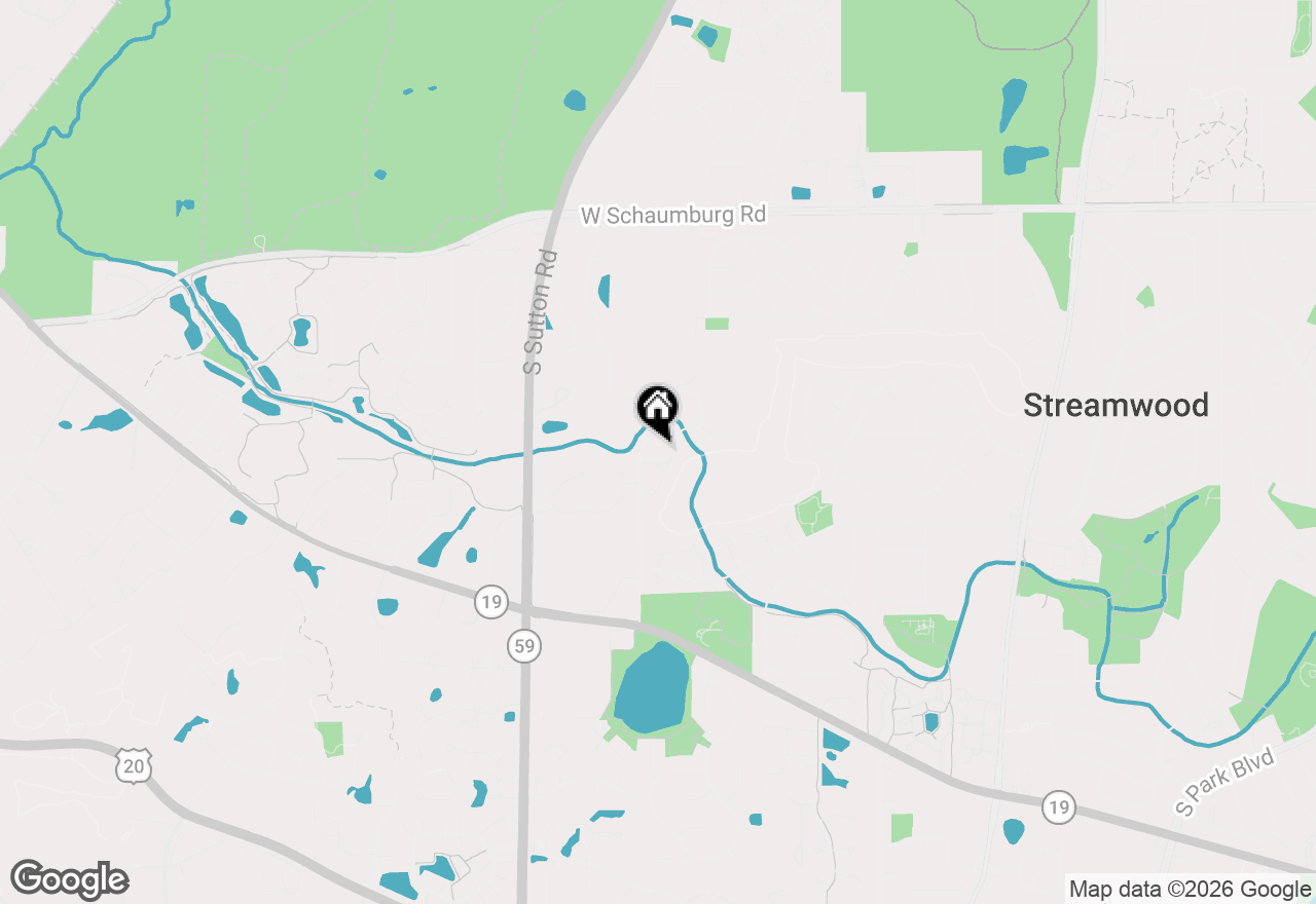 Map of 25 Coolidge Court #A, Streamwood, IL 60107