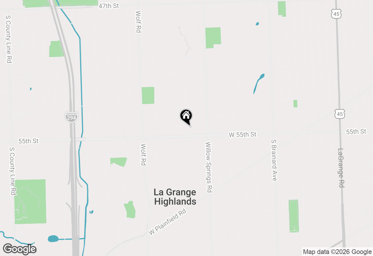 Map of 5428 Laurel Avenue, La Grange Highlands, IL 60525