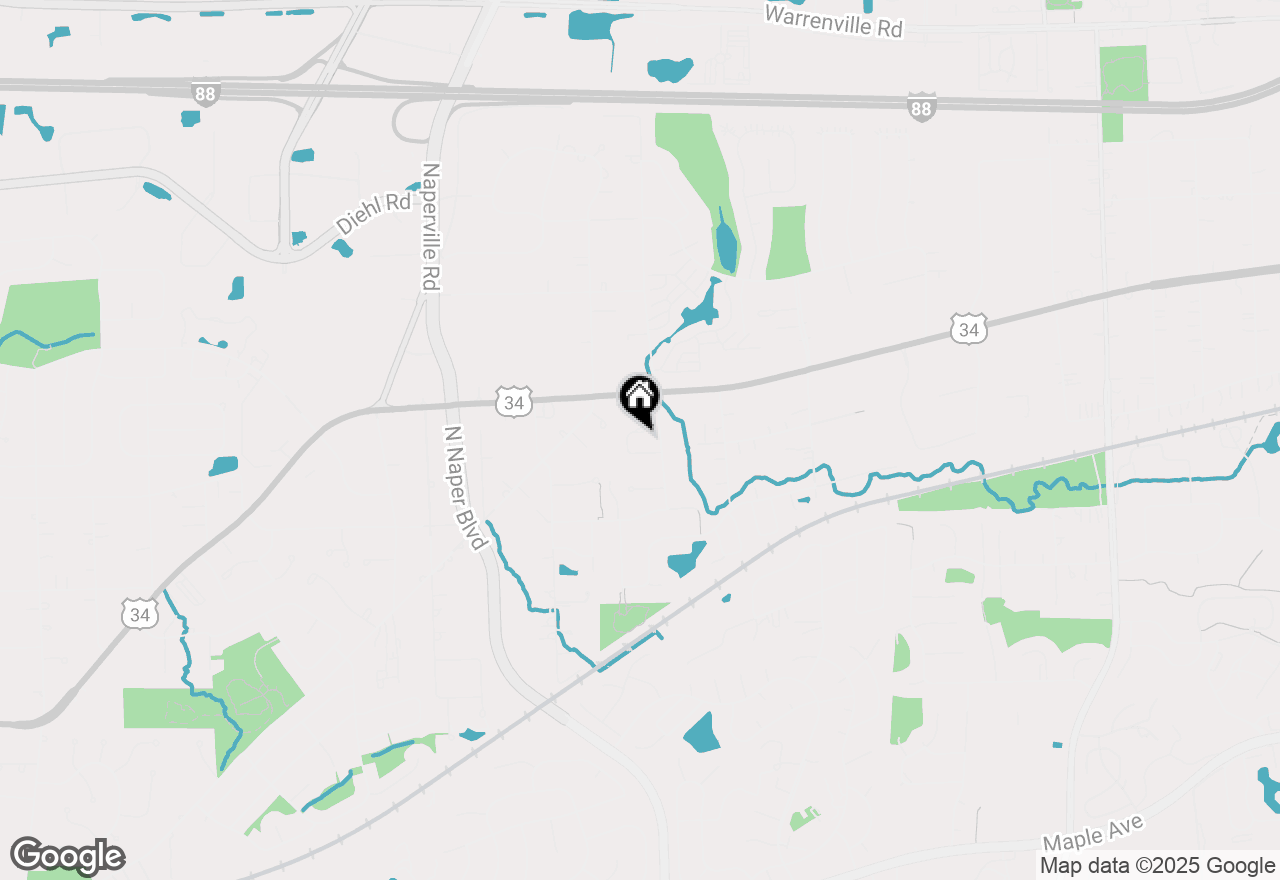 Map of 3048 Tangley Oaks Trail, Lisle, IL 60532