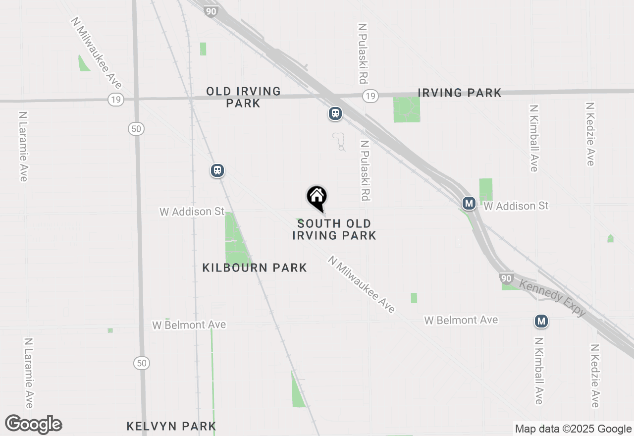 Map of 4162 W Eddy Street, Chicago, IL 60641