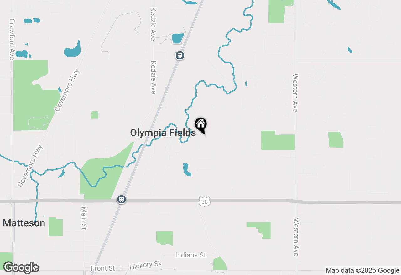 Map of 2925 Dartmouth Lane, Olympia Fields, IL 60461