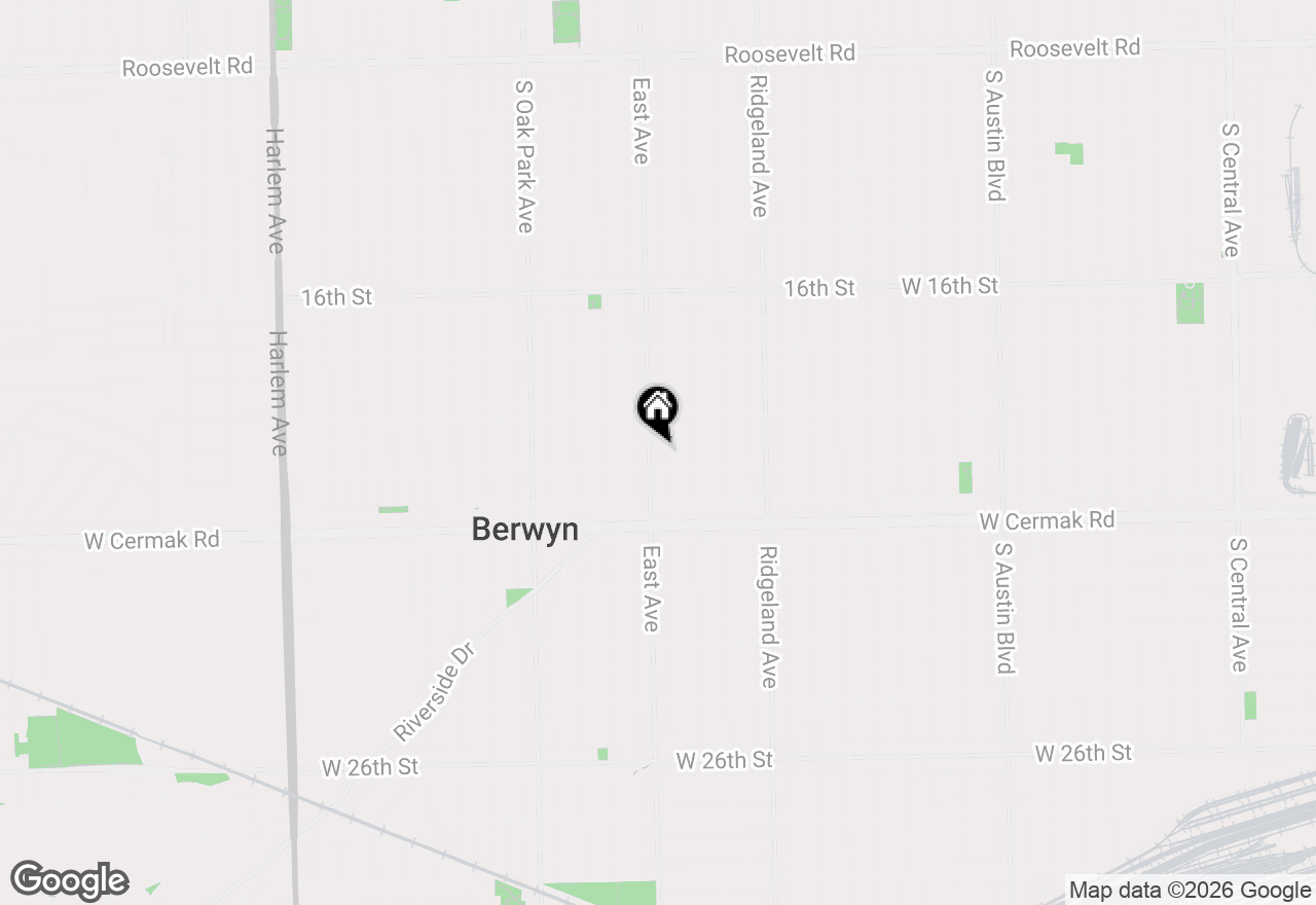 Map of 1931 East Avenue, Berwyn, IL 60402