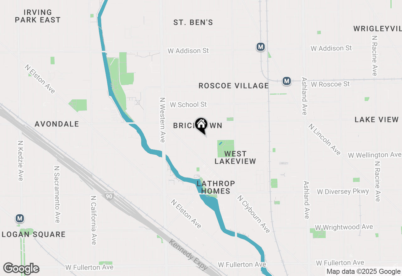 Map of 2156 W Barry Avenue, Chicago, IL 60618