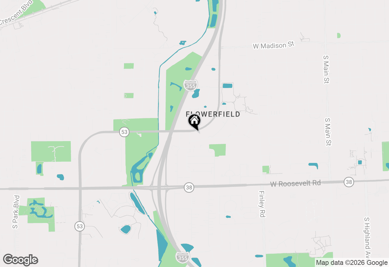 Map of 1045 S Columbine Avenue, Lombard, IL 60148