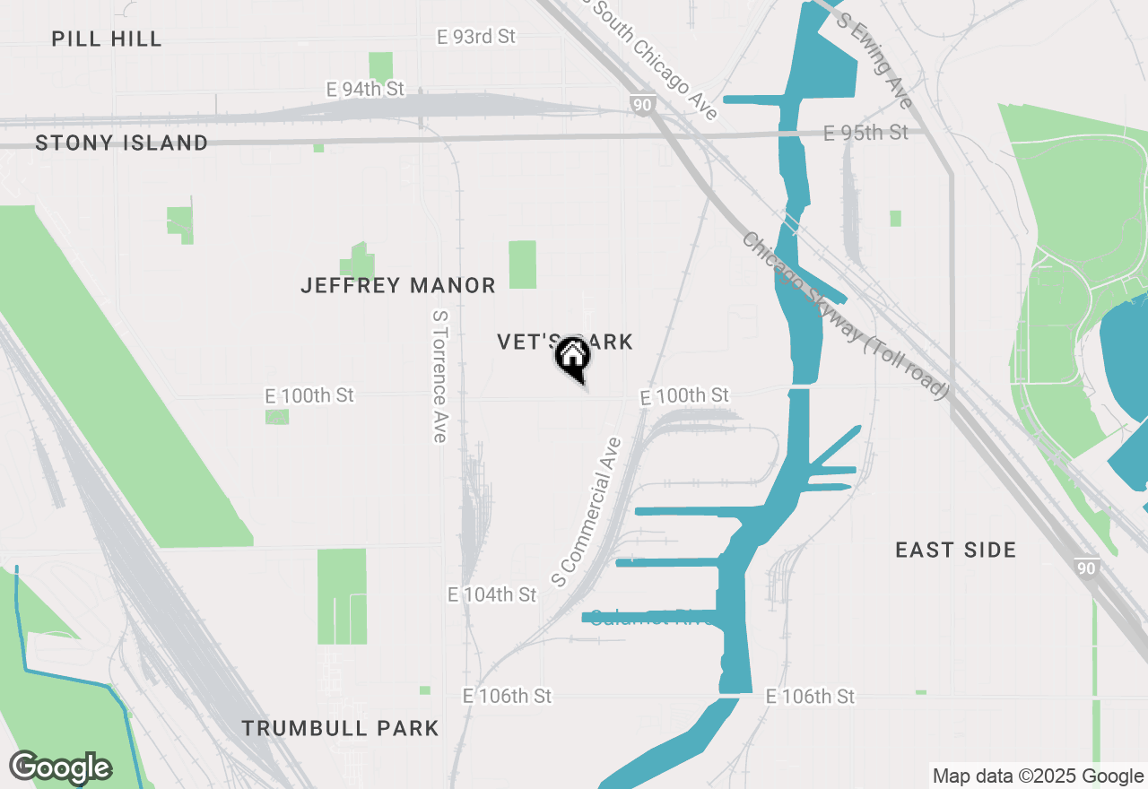 Map of 9965 S Escanaba Avenue, Chicago, IL 60617