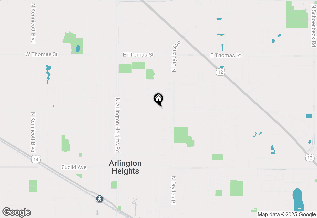 Map of 720 E Oakton Street, Arlington Heights, IL 60004