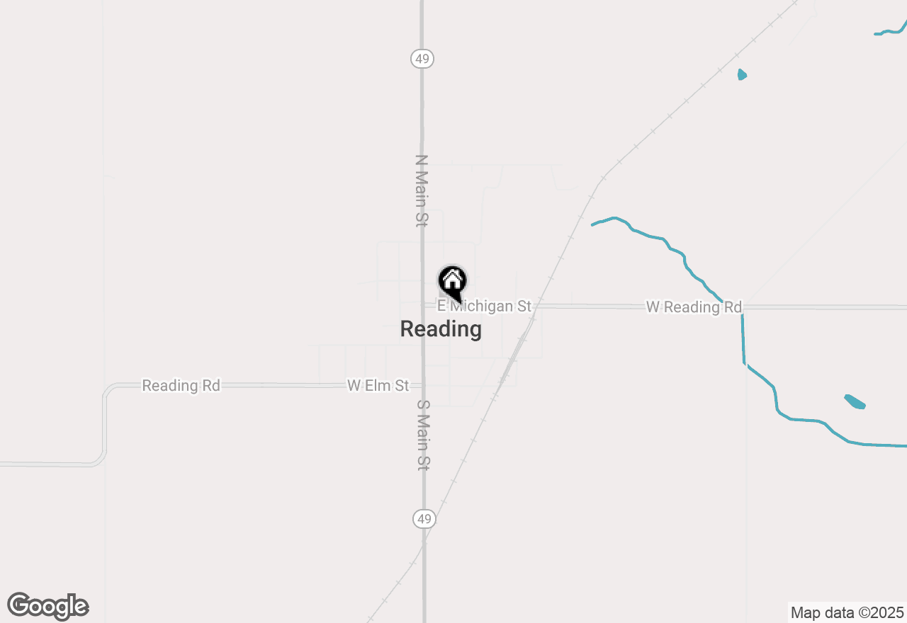 Map of 203 E Michigan Street, Reading, MI 49274