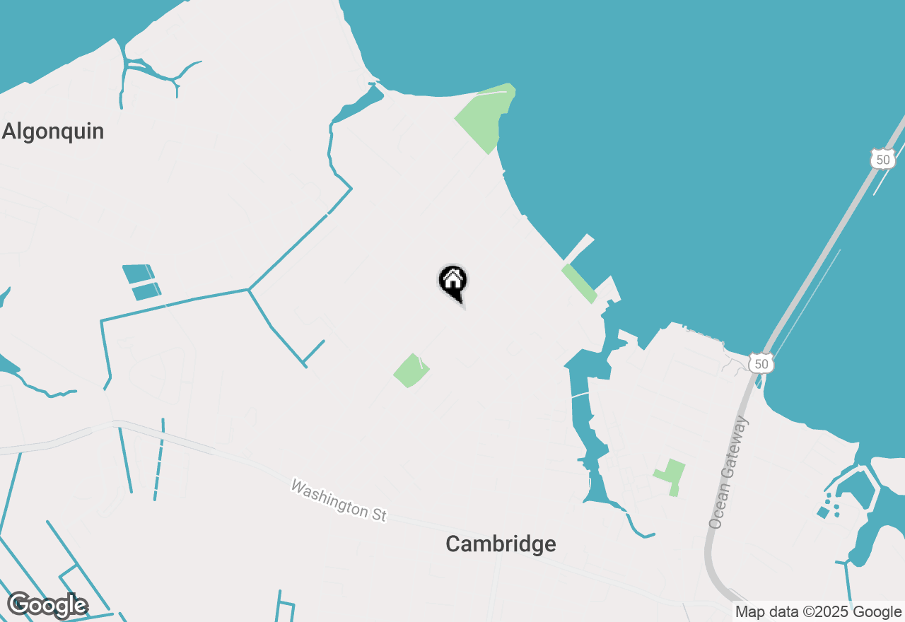 Map of 817 Locust Street, Cambridge, MD 21613