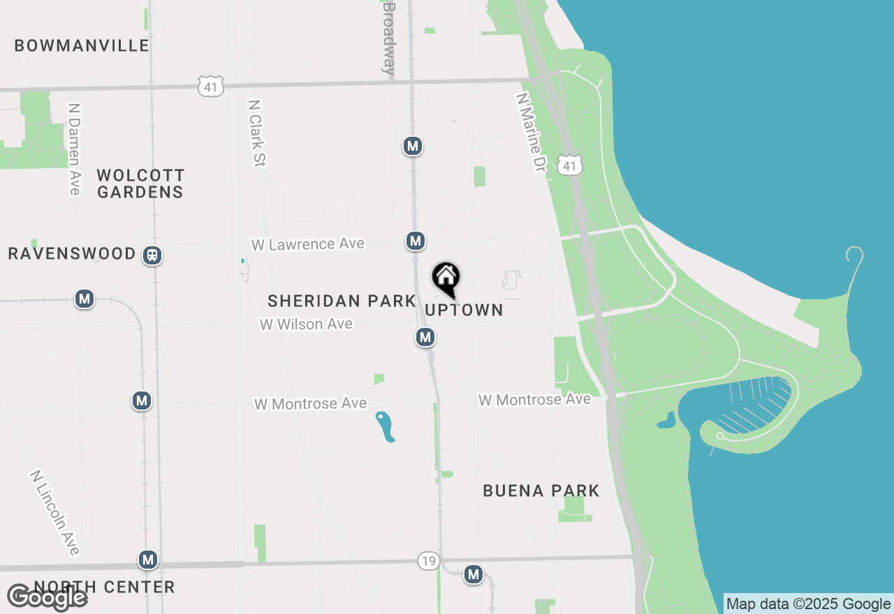 Map of 4616 N Kenmore Avenue #401, Chicago, IL 60640