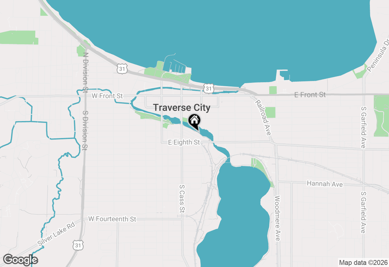 Map of 215 Midtown Drive, Traverse City, MI 49684