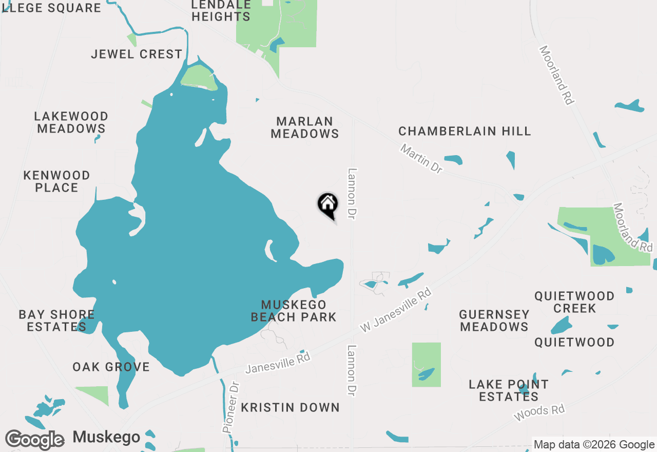 Map of S71W17273 Pleasant View Dr, Muskego, WI 53150