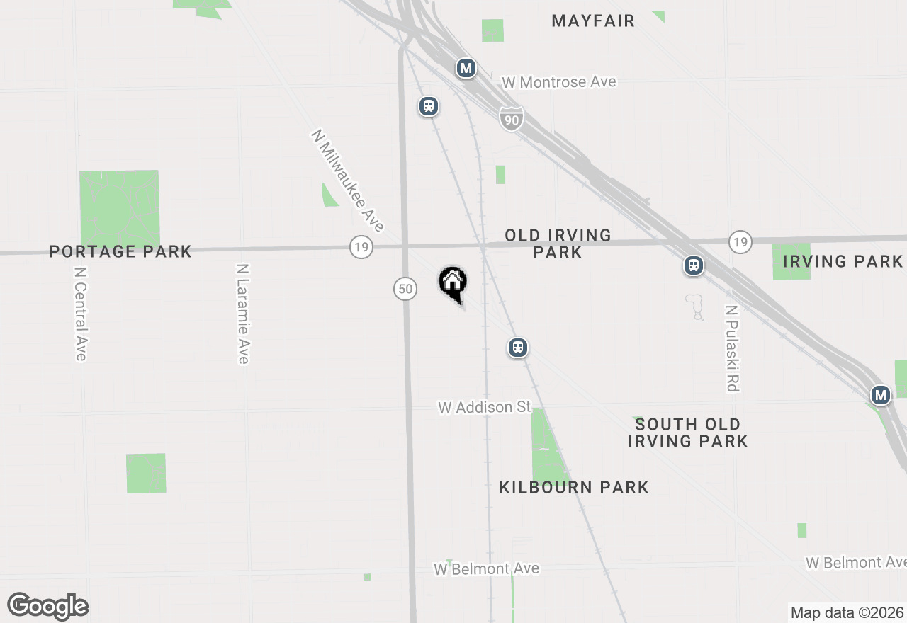 Map of 3819 N Kilpatrick Avenue, Chicago, IL 60641
