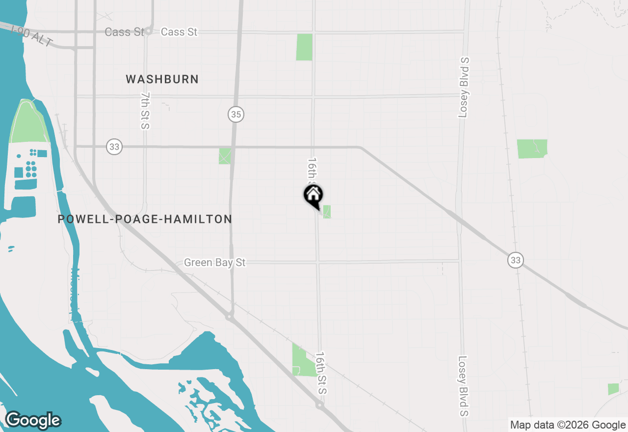 Map of 1324 16th St S, La Crosse, WI 54601