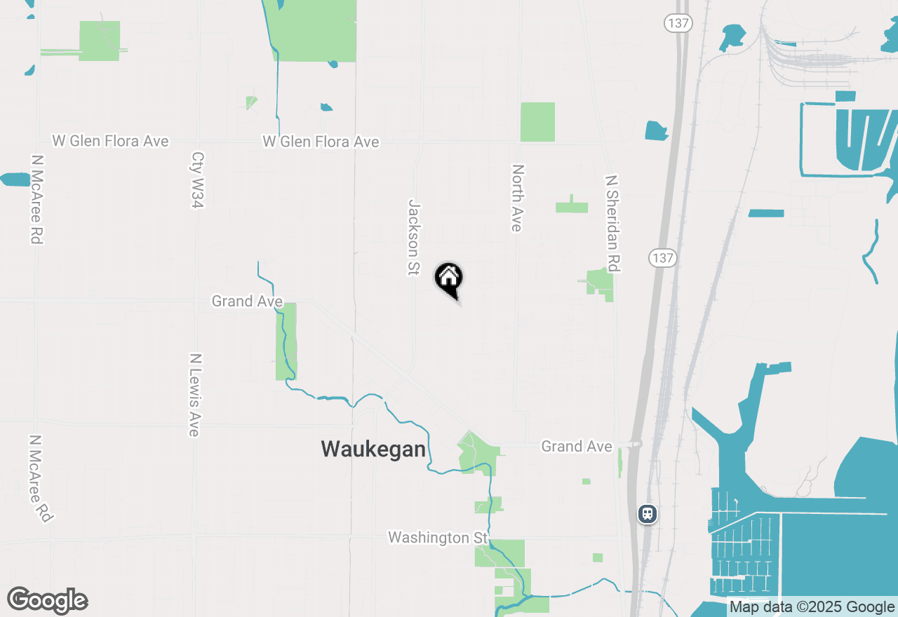 Map of 710 N Poplar Street #1, Waukegan, IL 60085