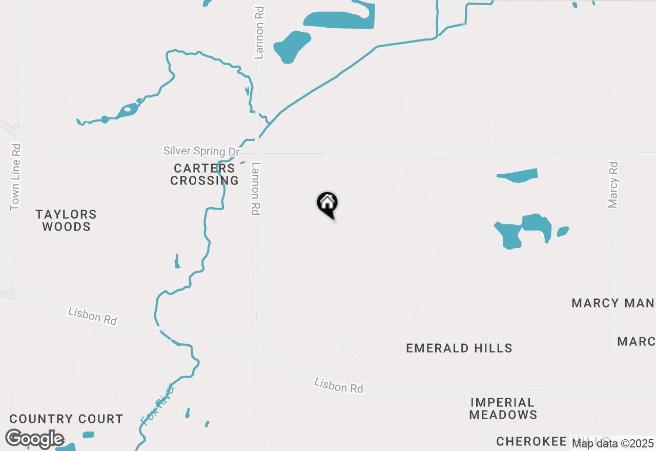 Map of N53W19853 Kingair Dr, Menomonee Falls, WI 53051