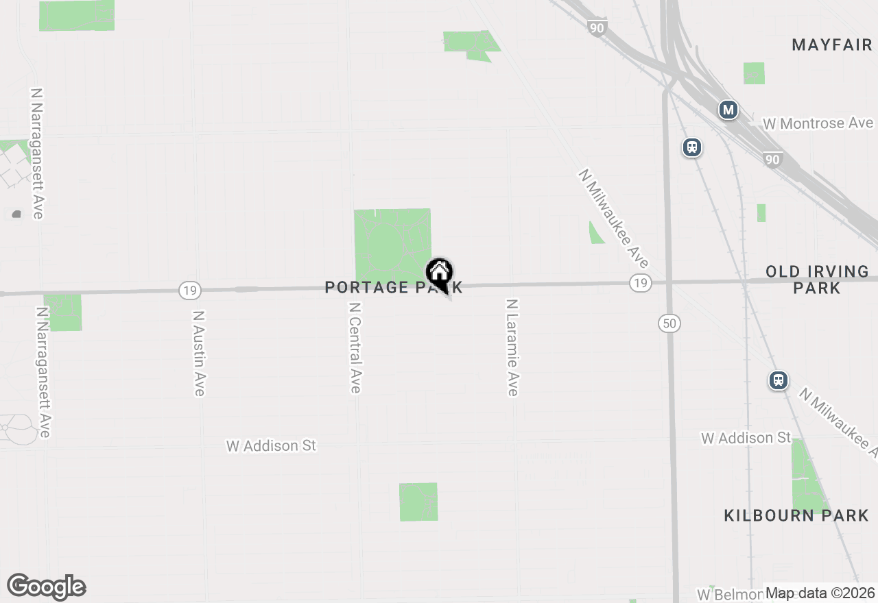 Map of 5352 W Dakin Street, Chicago, IL 60641