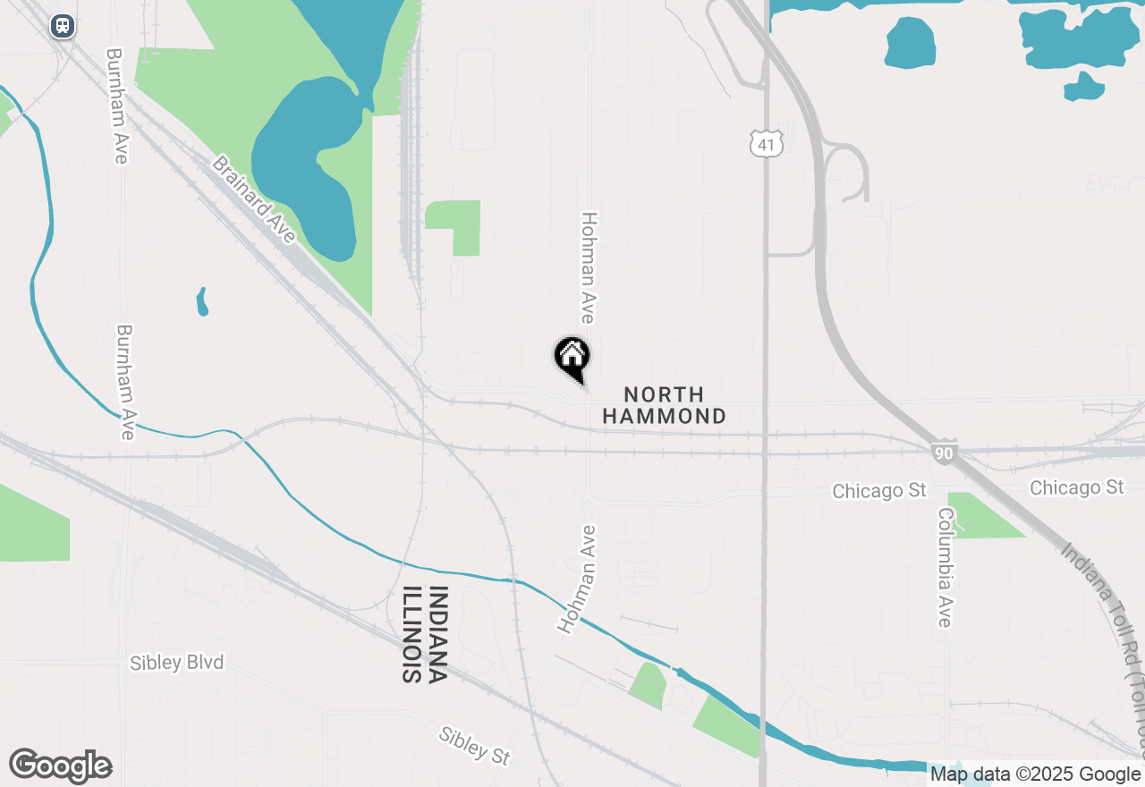 Map of 311 Gostlin Street, Hammond, IN 46327