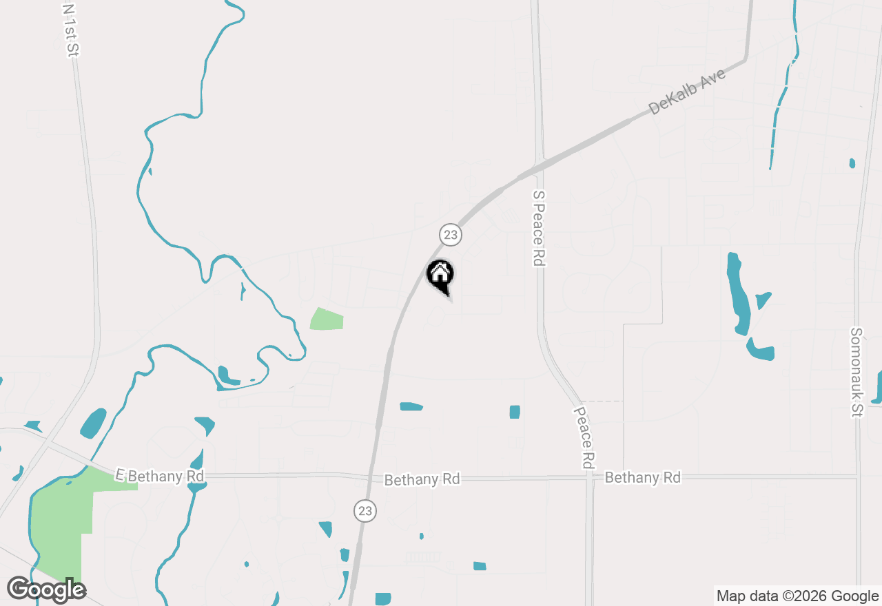 Map of 1835 Kerrybrook Court #1835, Sycamore, IL 60178
