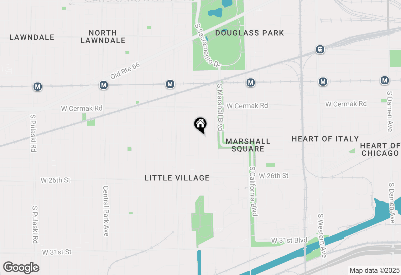 Map of 2346 S Whipple Street #2R, Chicago, IL 60623