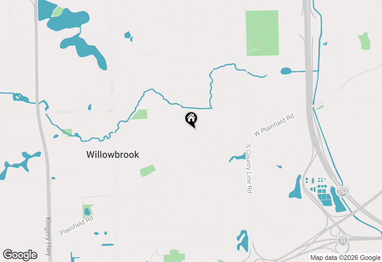 Map of 6423 Garfield Ridge Court, Burr Ridge, IL 60527