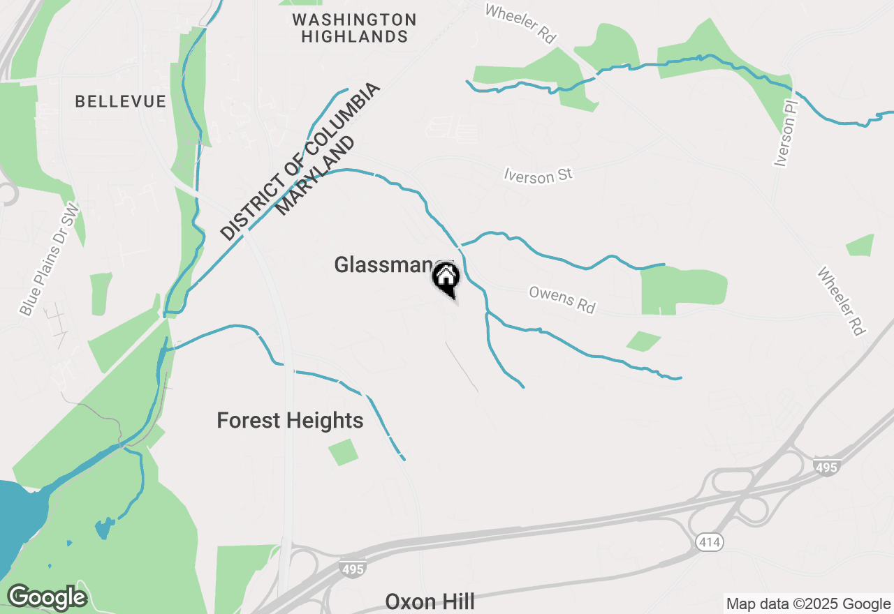 Map of 1111 Marcy Avenue, Oxon Hill, MD 20745