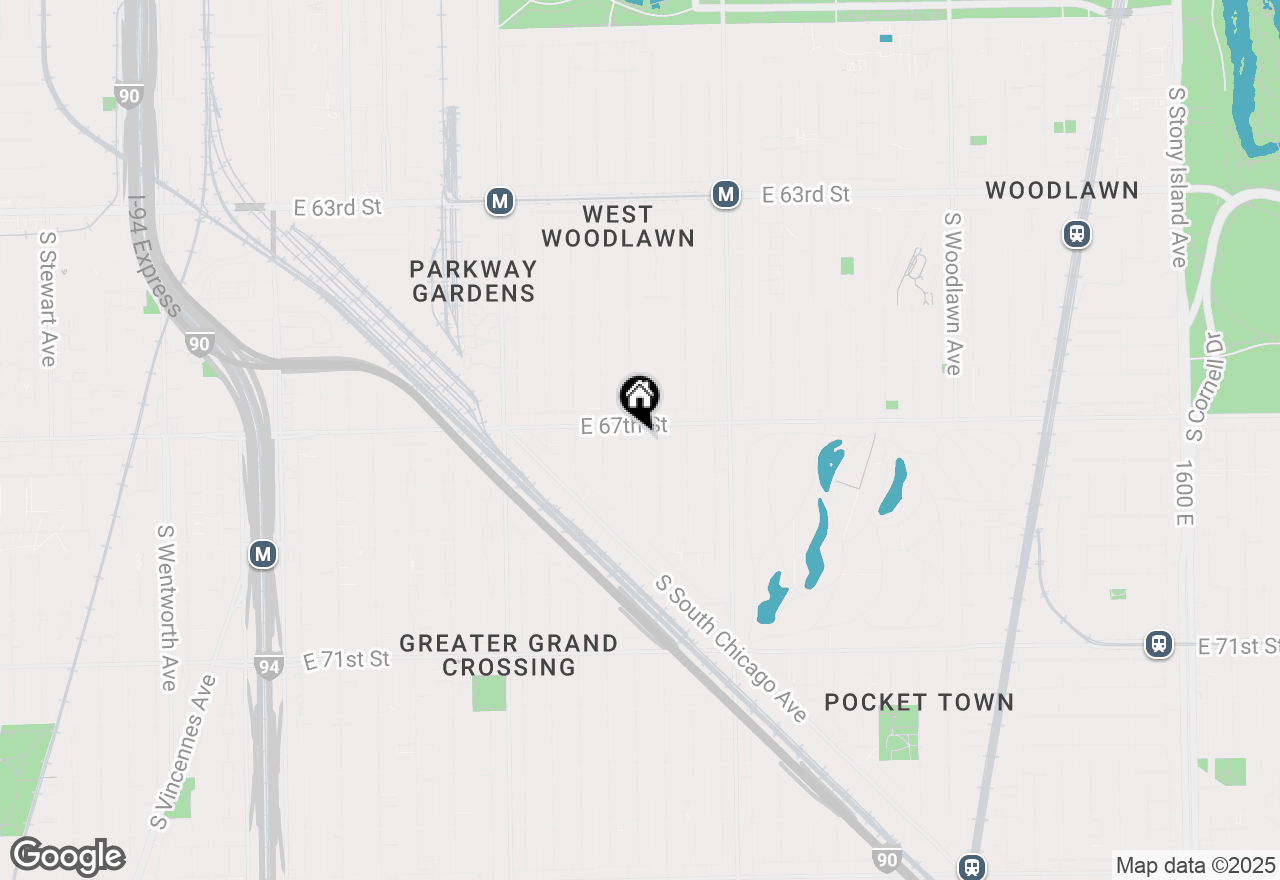 Map of 6714 S Champlain Avenue, Chicago, IL 60637