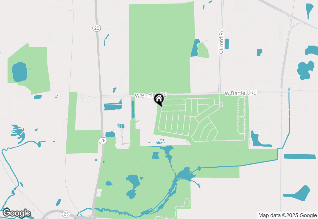 Map of 138 Westridge Boulevard, Bartlett, IL 60103