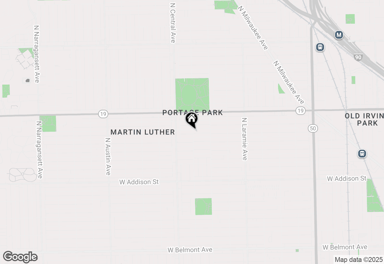 Map of 5501 W Byron Street, Chicago, IL 60641