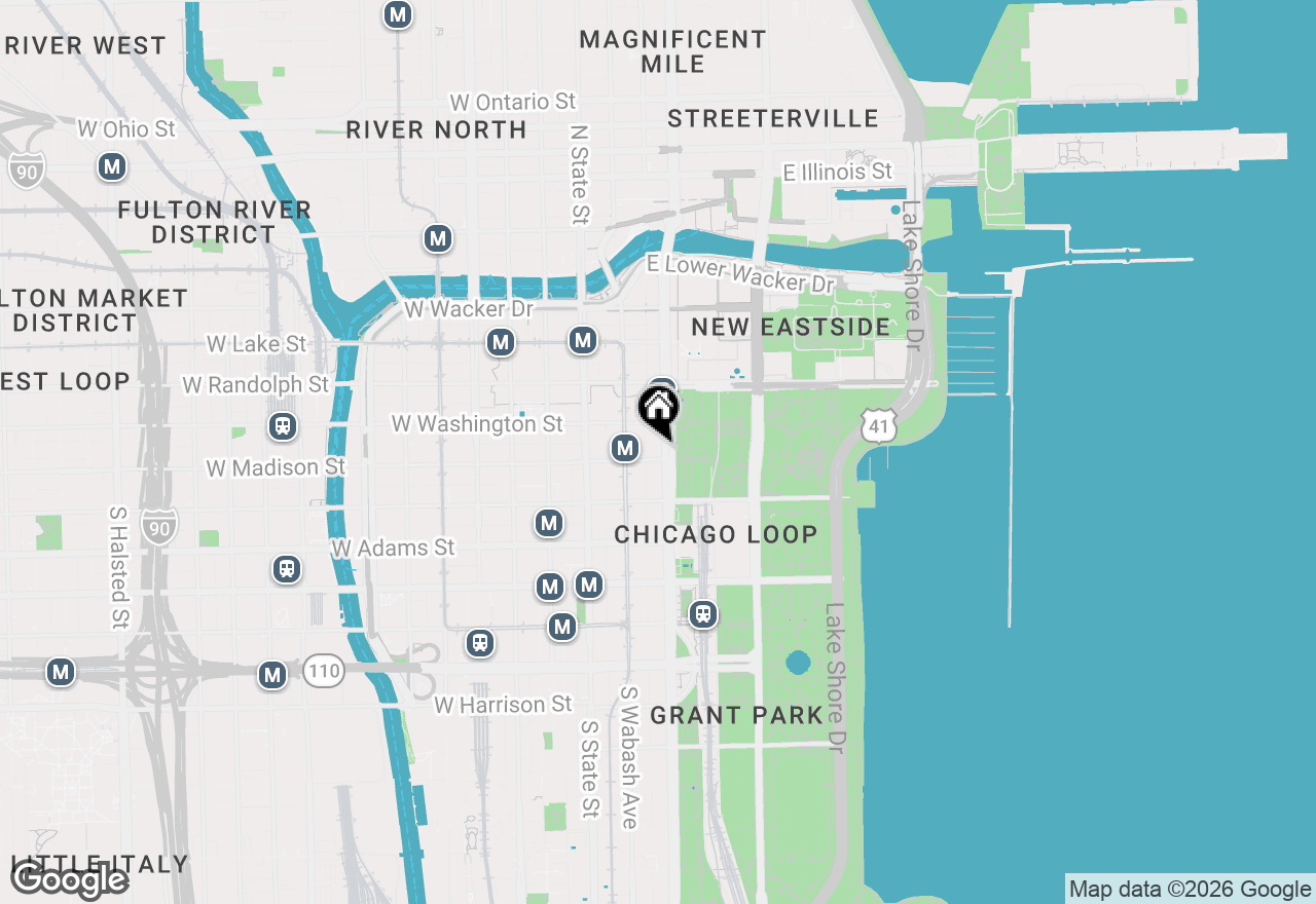 Map of 6 N Michigan Avenue #503, Chicago, IL 60602