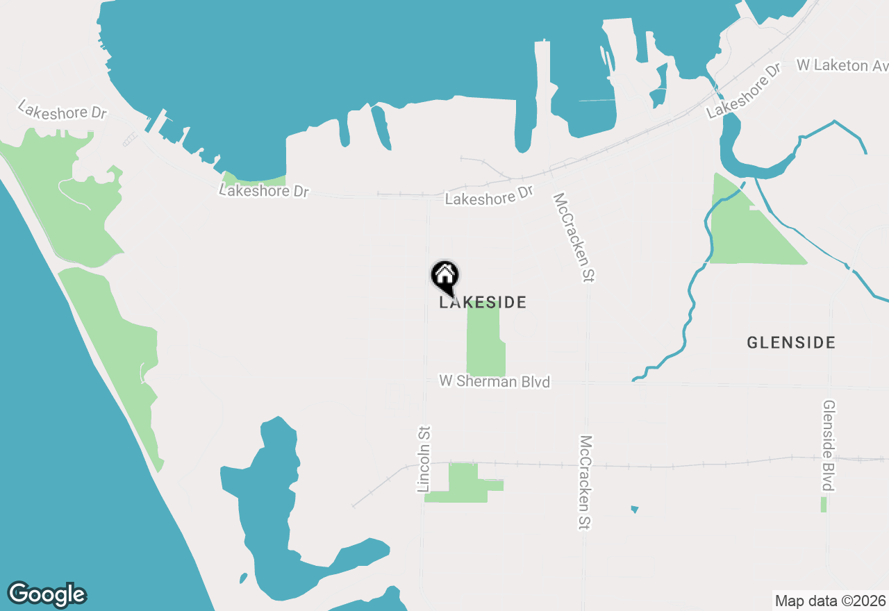 Map of 2357 Crozier Avenue, Muskegon, MI 49441