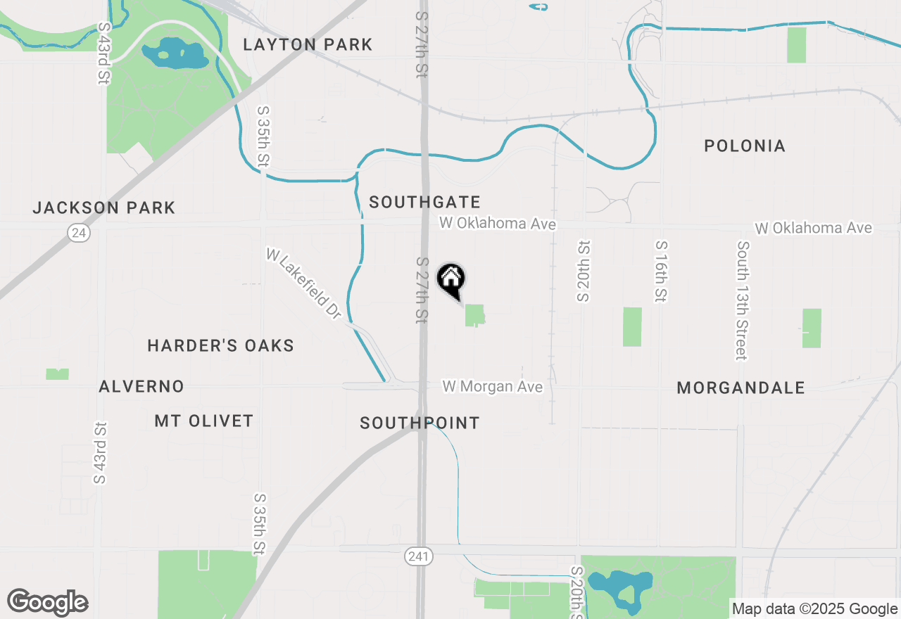 Map of 3308 S 26th St #3, Milwaukee, WI 53215