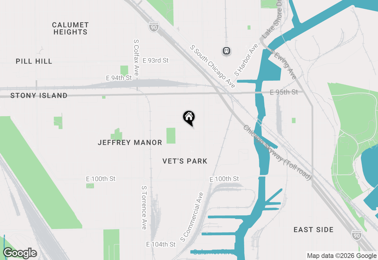 Map of 2913 E 97th Street, Chicago, IL 60617