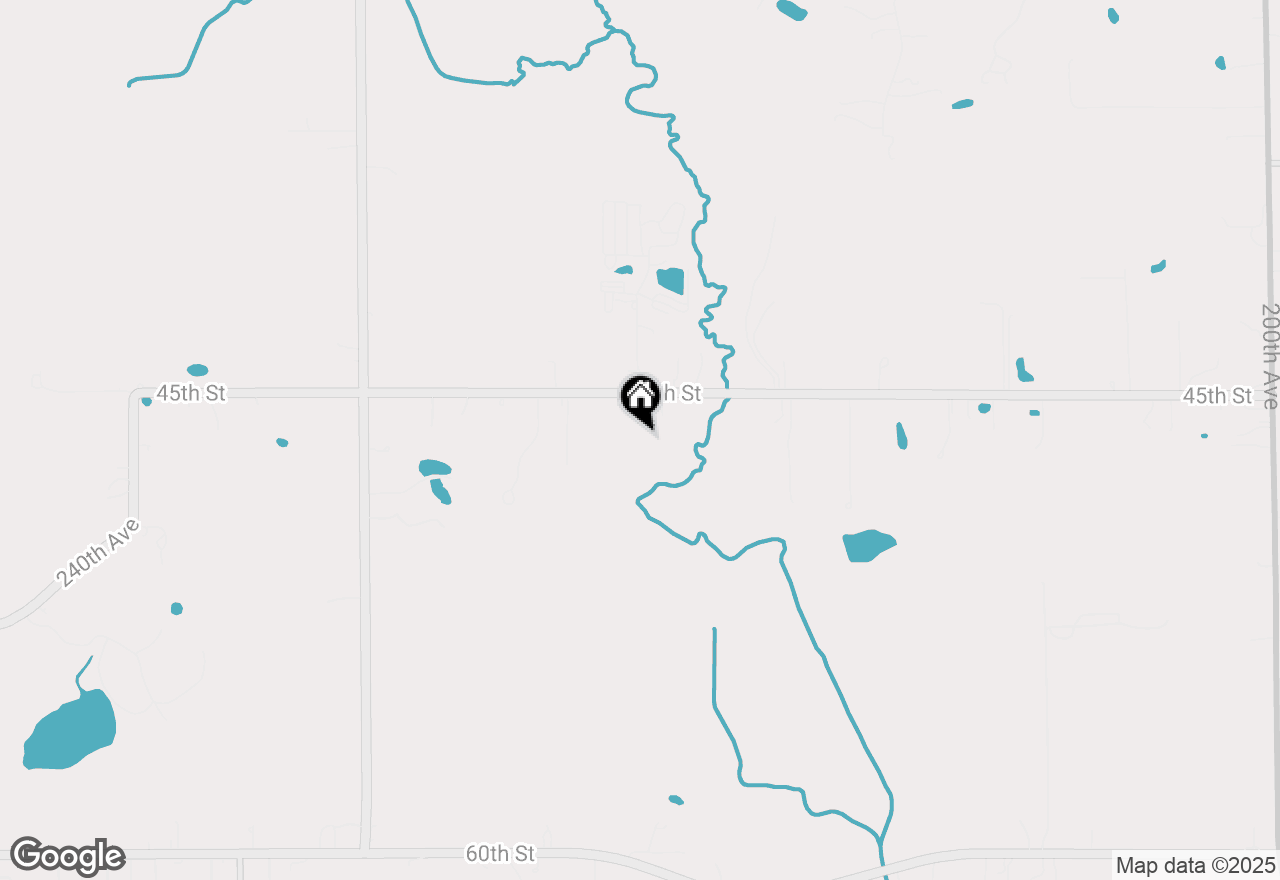 Map of 22221 45th St, Bristol, WI 53104