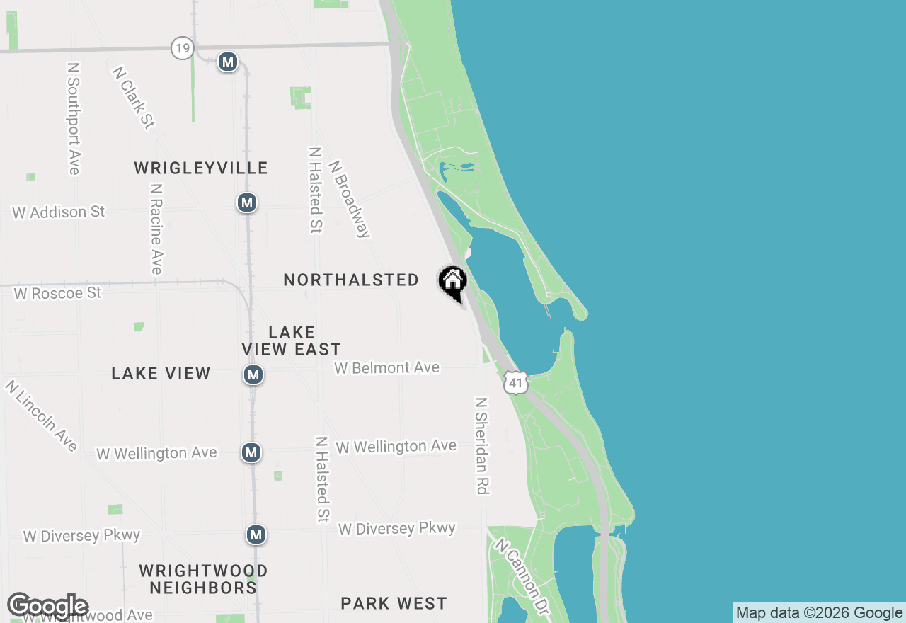 Map of 420 W Aldine Avenue #225, Chicago, IL 60657