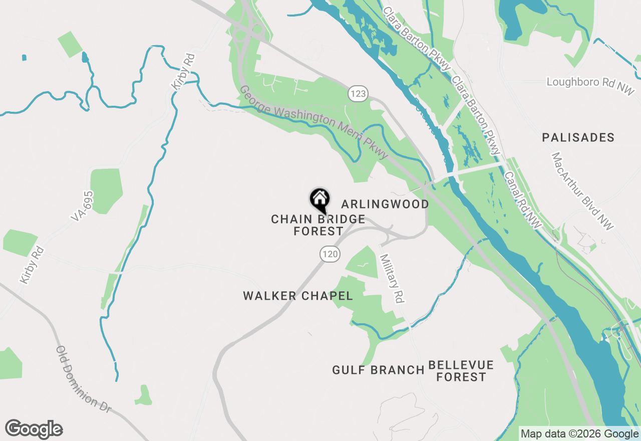 Map of 4024 40th Street N, Arlington, VA 22207
