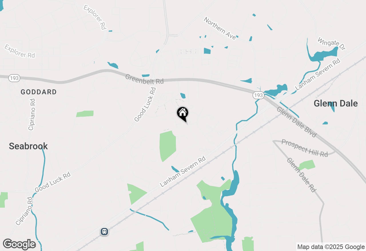 Map of 7001 Palamar Terrace, Lanham, MD 20706