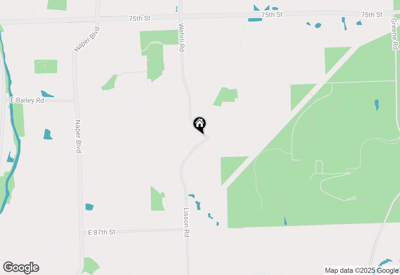 Map of 1520 Fordham Court, Naperville, IL 60565