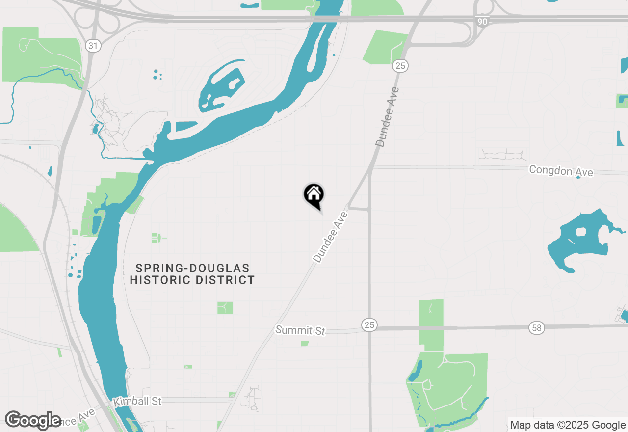 Map of 909 Bellevue Avenue, Elgin, IL 60120