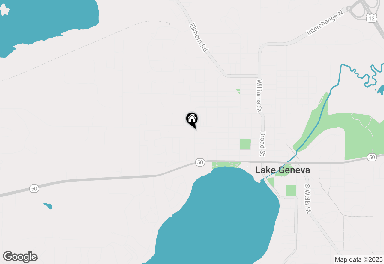 Map of 420 Elmwood Dr, Lake Geneva, WI 53147