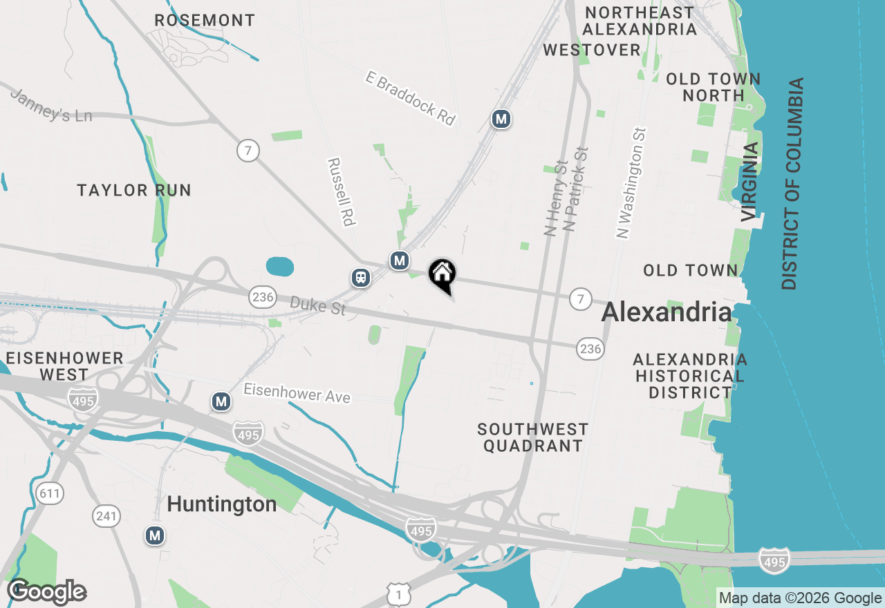 Map of 1600 Prince Street #501, Alexandria, VA 22314