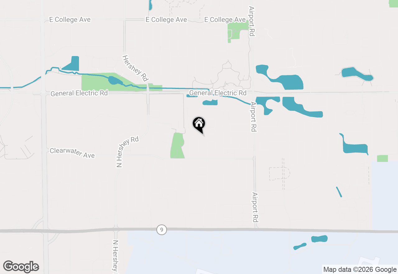 Map of 38 Bandecon Way, Bloomington, IL 61704