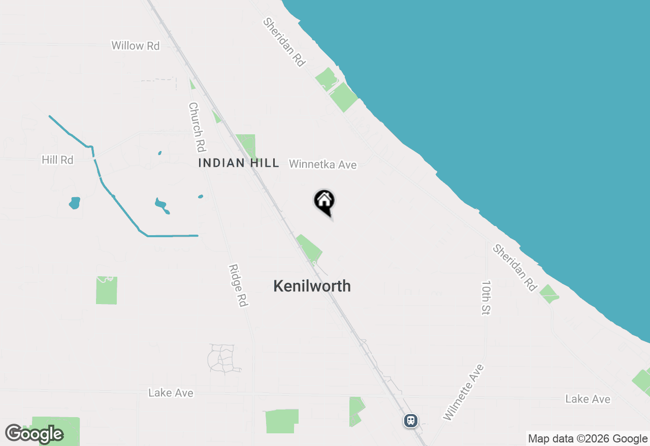 Map of 515 Abbotsford Road, Kenilworth, IL 60043