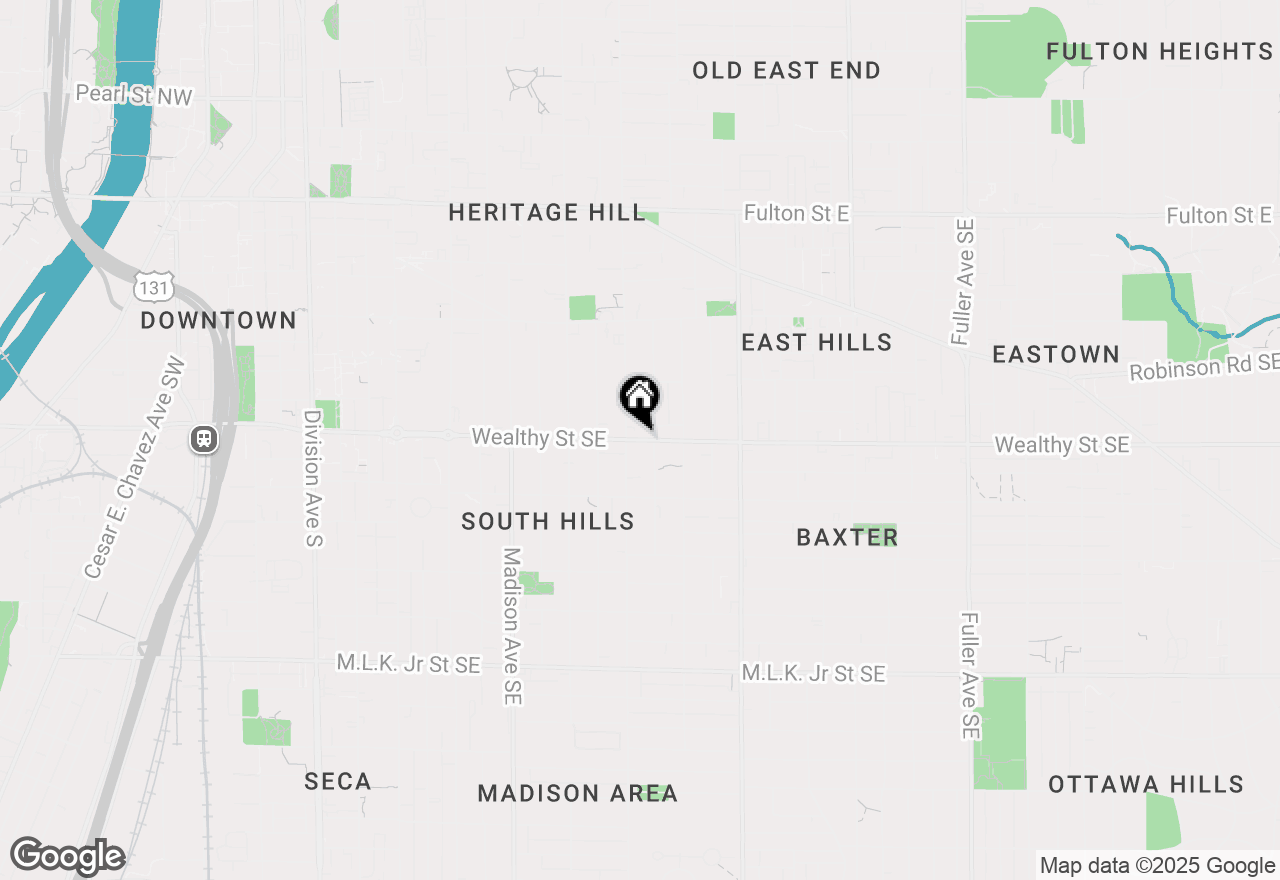 Map of 615 Wealthy Street Se, Grand Rapids, MI 49503