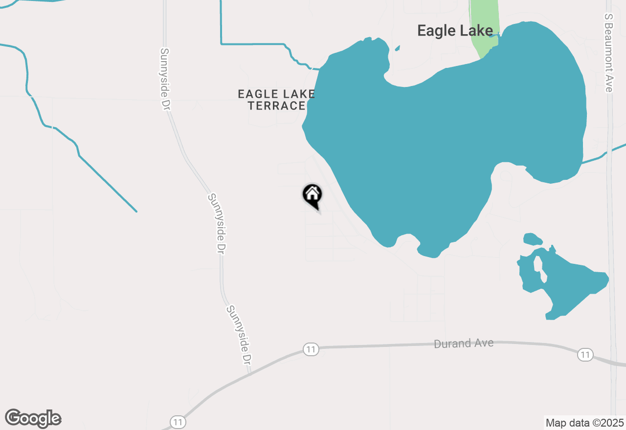 Map of 24845 Kennedy Ave, Kansasville, WI 53139