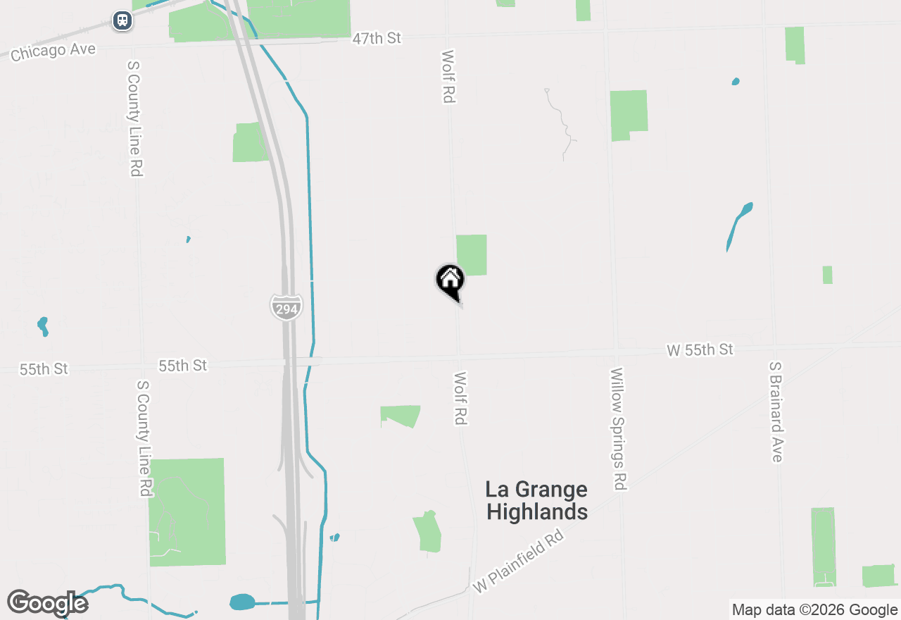 Map of 5340 Wolf Road, Western Springs, IL 60558