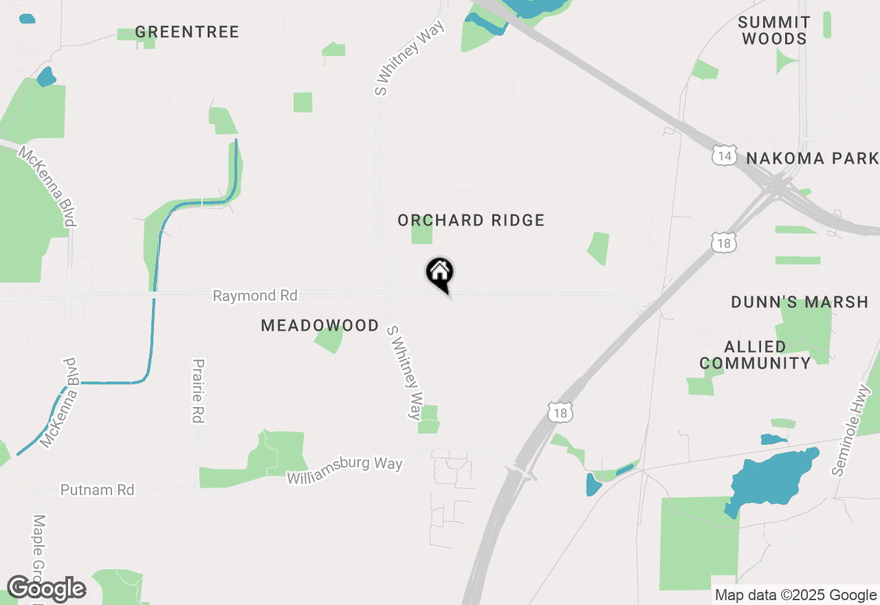 Map of 5501 Raymond Road, Madison, WI 53711