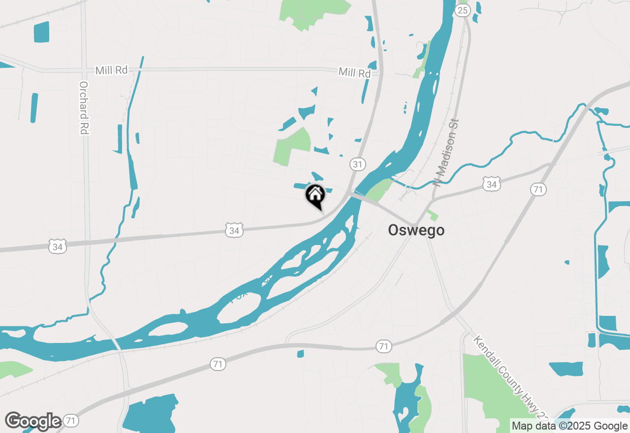 Map of 5161 Us Highway 34, Oswego, IL 60543