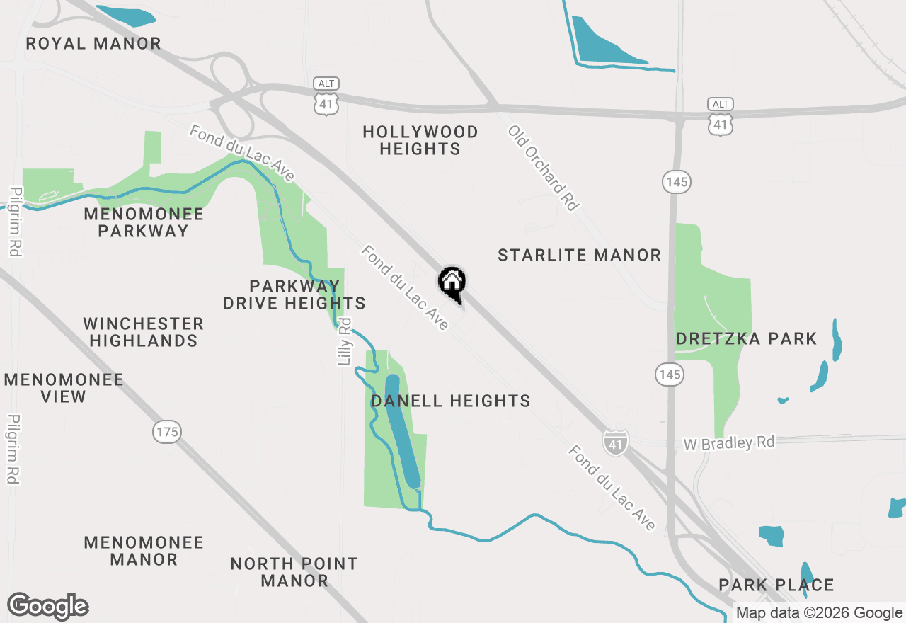Map of N82W13520 W Fond Du Lac Ave #C-204, Menomonee Falls, WI 53051