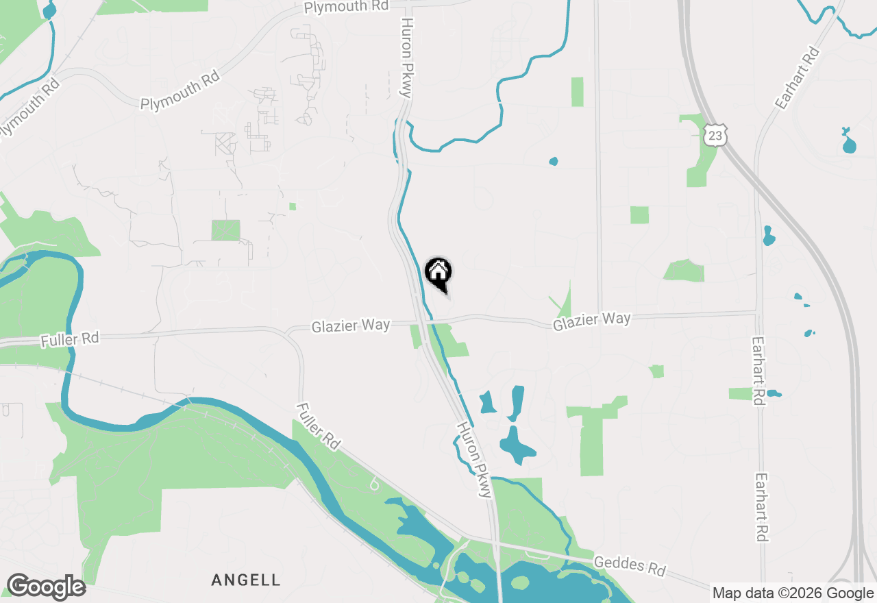 Map of 1028 Scott Place, Ann Arbor, MI 48105